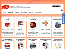 Tablet Screenshot of elektrodigital.co.rs